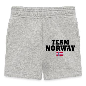 Norvège - Short Bébé - gris chiné - Devant