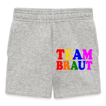Team braut - Baby Shorts - Grau meliert - Vorne