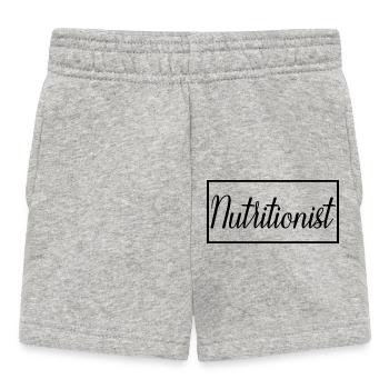 Nutritionniste Fier étudiant diplômé en nutrition - Short Bébé - gris chiné - Devant
