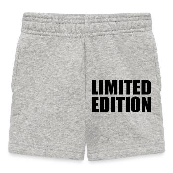Limited edition - Baby Shorts - Grau meliert - Vorne