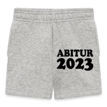 Abitur 2023 - Baby Shorts - Grau meliert - Vorne