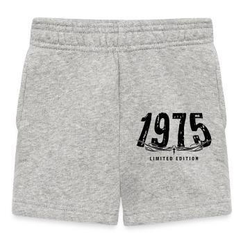 1975 LIMITED EDITION decorated >>> Vectorgraphic - Baby Shorts - heather grey - Front