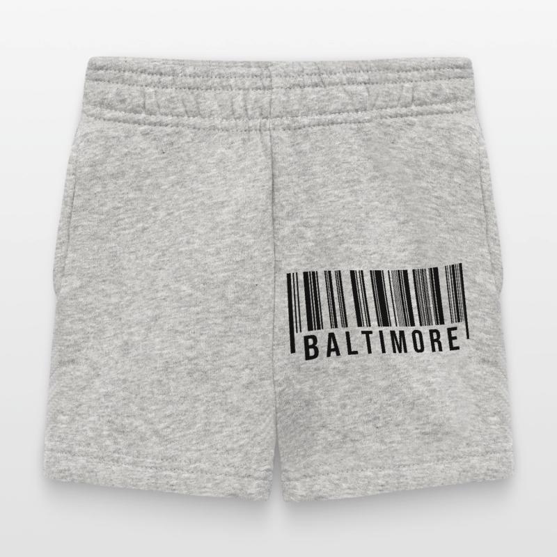 Baltimore Strichcode Baby Shorts