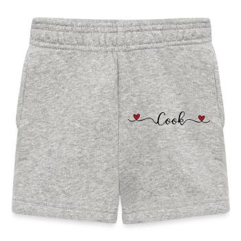Cook - Baby Shorts - heather grey - Front