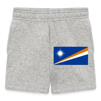 Marshallinseln - Baby Shorts - Grau meliert - Vorne