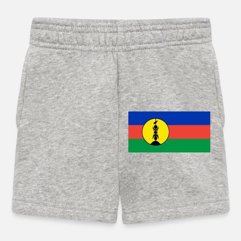 Nouvelle-Calédonie - Short Bébé - gris chiné
