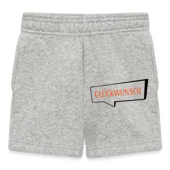 Congratulations two-tone - Baby Shorts - heather grey - Front