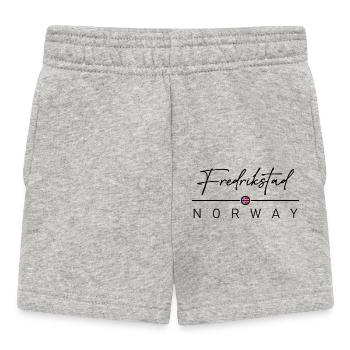 Norvège - Fredrikstad - Norvège - Norvège - Short Bébé - gris chiné - Devant