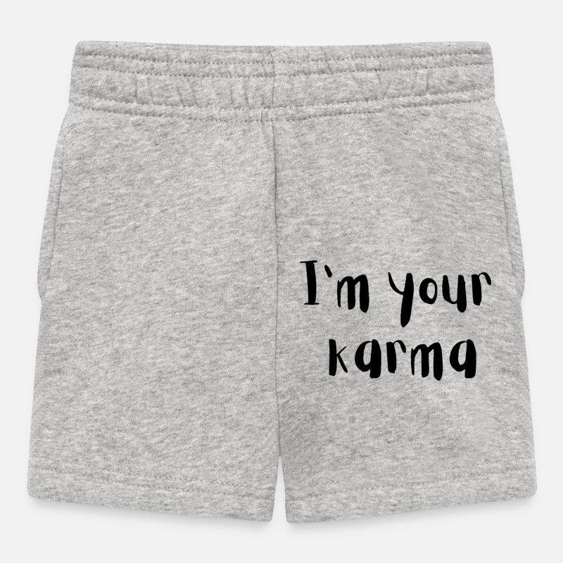 Karma - Short Bébé - gris chiné
