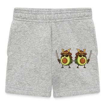 Avocado Samurai 2 - Baby Shorts - heather grey - Front