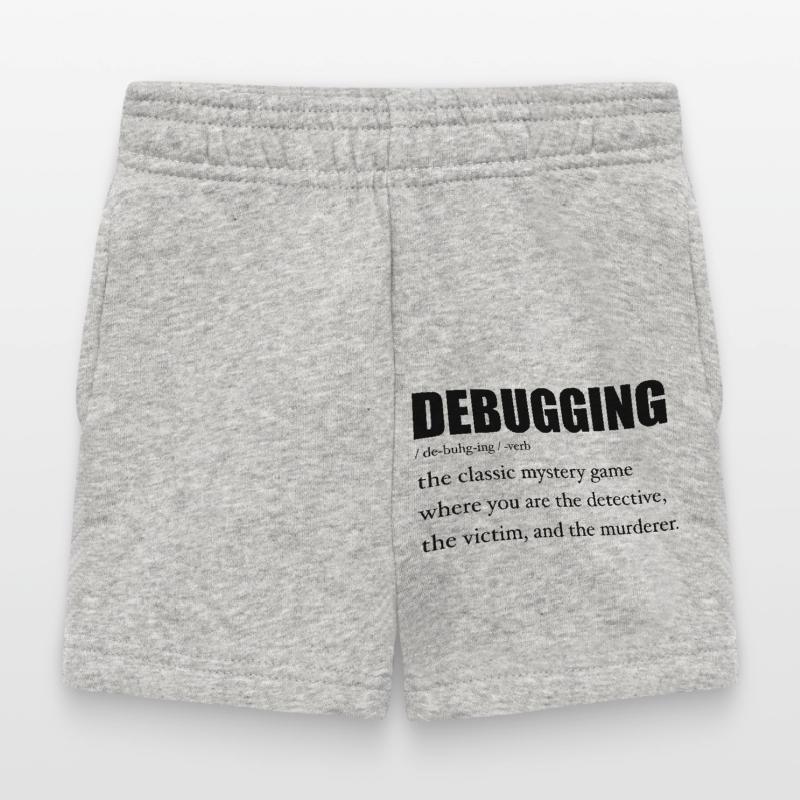 Programmer Debugging Definition Funny IT Developer Baby Shorts