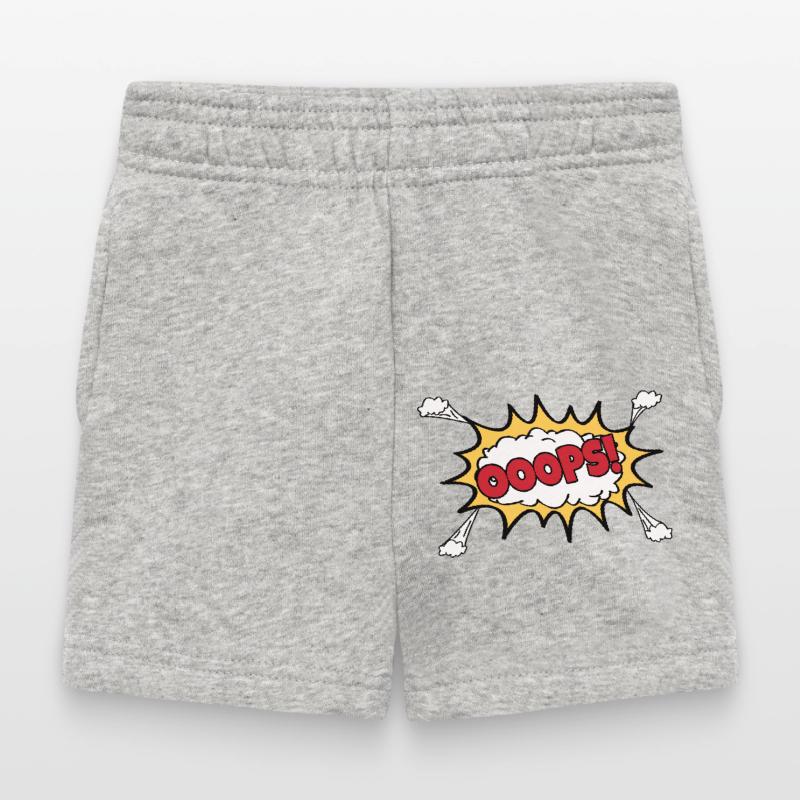OOOPS Comic Graffiti Baby Shorts