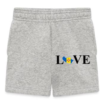 J'aime Madère - Short Bébé - gris chiné - Devant