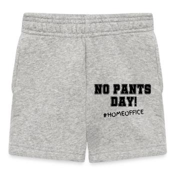 No Pants Day ! #Homeoffice - Short Bébé - gris chiné - Devant