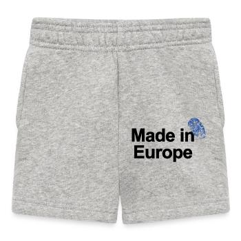 Fingerprint Made in Europe poster - Baby Shorts - heather grey - Front