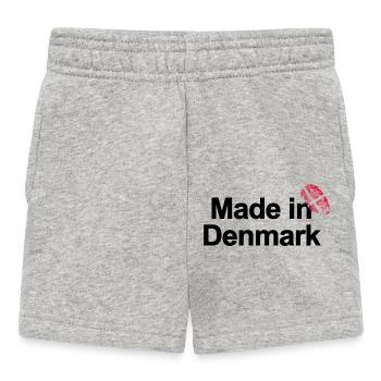 Fingerprint Made in Denmark poster - Baby Shorts - Grau meliert - Vorne
