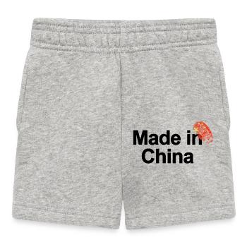 Fingerprint Made in China poster - Baby Shorts - heather grey - Front