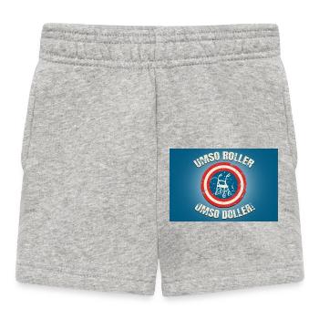 Umso Roller, Umso Doller Rollator Rentner - Baby Shorts - Grau meliert - Vorne