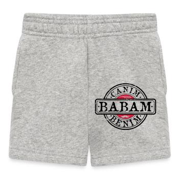 Père Baba Canim Babam benim / turc - Short Bébé - gris chiné - Devant