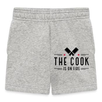 Cook - Baby Shorts - heather grey - Front