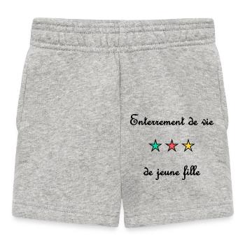 EVJF. JUST MARRIED. VIVE LES MARIES - Short Bébé - gris chiné - Devant