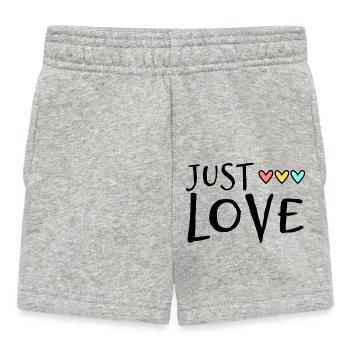 JUST MARRIED. VIVE LES MARIES. EVJF - Short Bébé - gris chiné - Devant