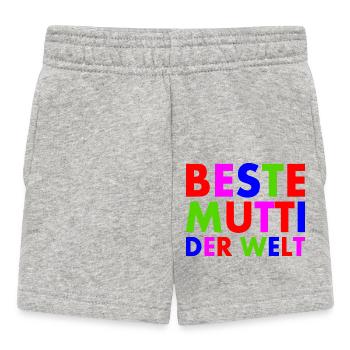 Beste mutti der welt - Baby Shorts - Grau meliert - Vorne