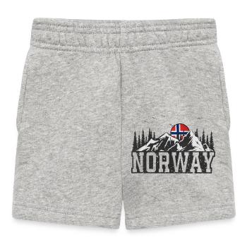 Norvège - Short Bébé - gris chiné - Devant