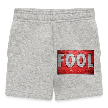 Fool Graffiti - Baby Shorts - Grau meliert - Vorne