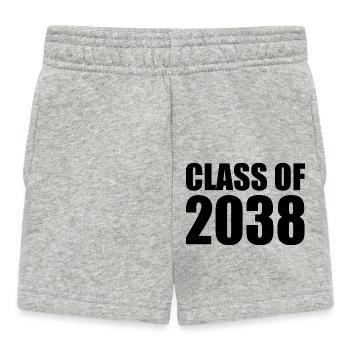 Class of 2038 - Baby Shorts - Grau meliert - Vorne