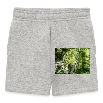 Joie du voyageur Clématite vitalba - Short Bébé - gris chiné - Devant