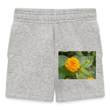 Lantana aussi drapeau espagnol Wandelröschen Lantana - Short Bébé - gris chiné - Devant