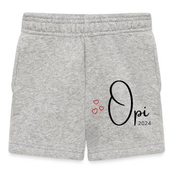 Opi 2024 - Baby Shorts - Grau meliert - Vorne