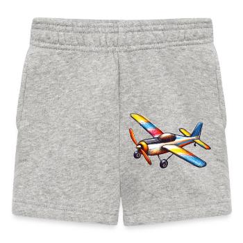 Avion - Short Bébé - gris chiné - Devant