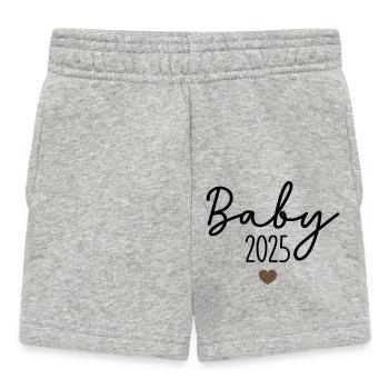 Baby 2025 - Baby Shorts - heather grey - Front