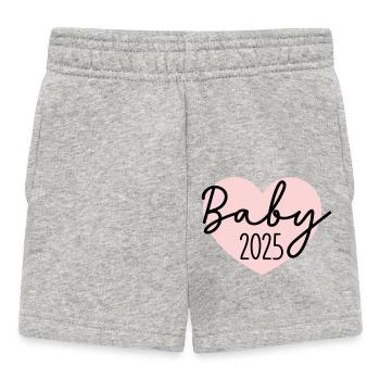 Baby 2025 - Baby Shorts - heather grey - Front