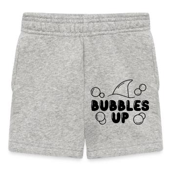 Blubbles Up Hai Liebhaber Wal Orcas Strand Meer Liebe - Baby Shorts - Grau meliert - Vorne