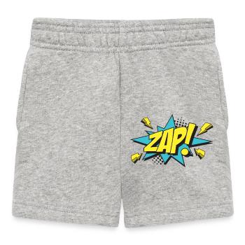 ZAP-Comic-Design - Baby Shorts - Grau meliert - Vorne