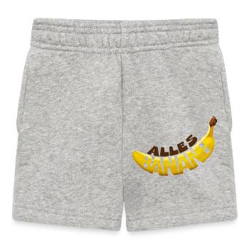 Tout banane - Short Bébé - gris chiné - Devant