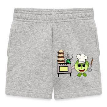 Kohl Küche Kochkunst Hobbykoch Gastgeber Köche - Baby Shorts - Grau meliert - Vorne
