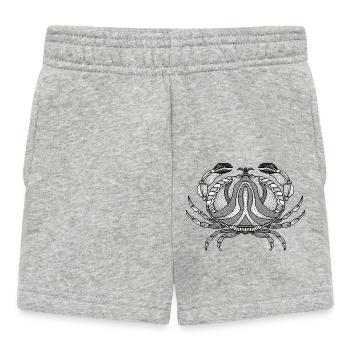 Crab - Baby Shorts - heather grey - Front