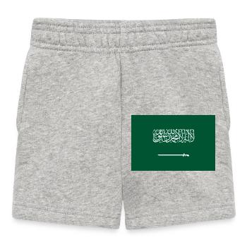Arabie Saoudite - Short Bébé - gris chiné - Devant