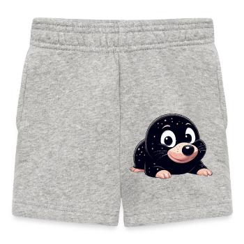 Mole sweet - Baby Shorts - heather grey - Front