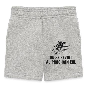 Humor Cycling Cycling and Mountain - Baby Shorts - heather grey - Front