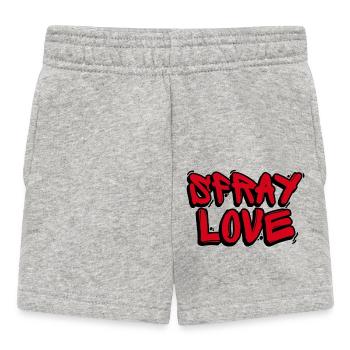 Spray Love - Baby Shorts - Grau meliert - Vorne