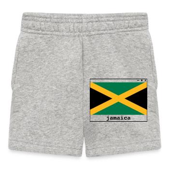 Visitez la Jamaïque - Short Bébé - gris chiné - Devant