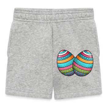 ei osterei 2 - Baby Shorts - Grau meliert - Vorne