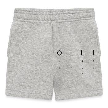One Life – Eyetest Chart Style - Baby Shorts - heather grey - Front
