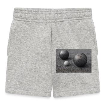 Sport - Boule - Short Bébé - gris chiné - Devant