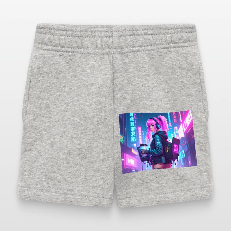 Cyber DJ Coder – Beats, Bytes & Blinks Baby Shorts